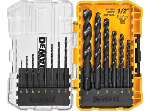 Juego 14 Mechas Metal Dewalt Punto Dividido 135 Grados Origi