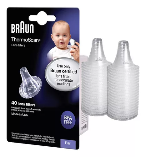 Protectores De Termometro De Oido Braun X 40