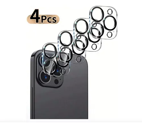 Protector De Lentes Camara Para iPhone 14 Pro Max Set 4