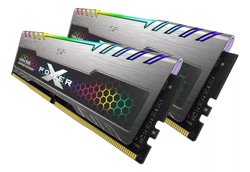 Memoria Ddr4 Rgb 3200mhz 32gb 2x16gb Silicon Power