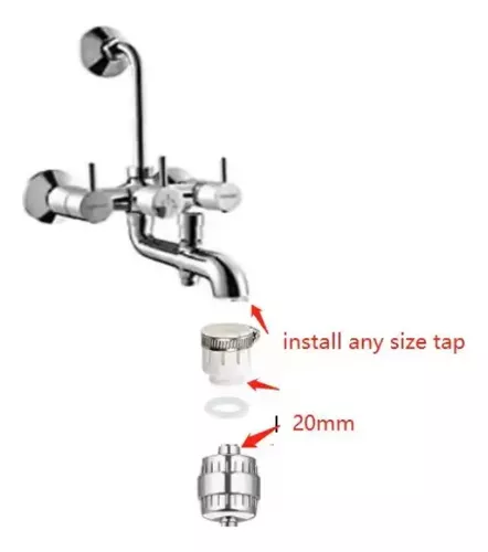Filtro De Agua Para Duchas Regaderas Baño Limpieza 15 Etapas