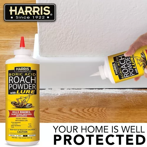 Insecticida Polvo Harris Para Chiripas Y Cucarachas