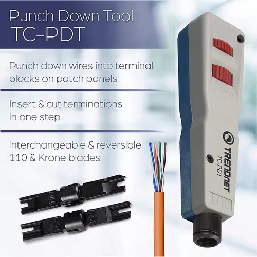 Ponchadora De Impacto Trendnet Tc-pdt