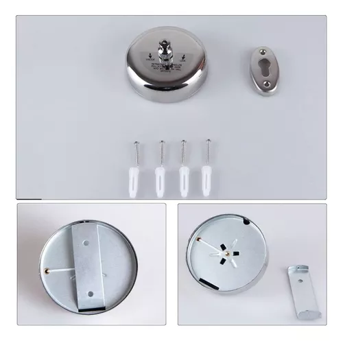 Tendedero Retractil De Acero Inoxidable Con Cuerda Ajustable