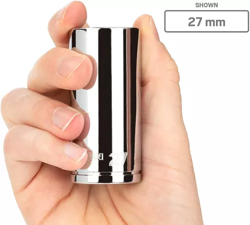 Dado 30mm X 1/2 Tekton Acero Al Carbono Estriado Tripoide Ej