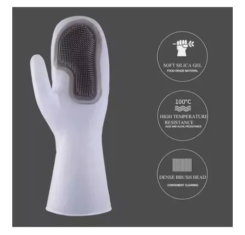 Guantes Para Fregar Limpiar De Silicona