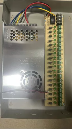 Fuente De Poder Centralizada 18ch 12v 30a 360w C/llave 1 Año