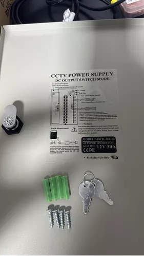 Fuente De Poder Centralizada 18ch 12v 30a 360w C/llave 1 Año