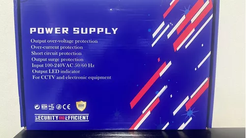 Fuente De Poder Centralizada 18ch 12v 30a 360w C/llave 1 Año