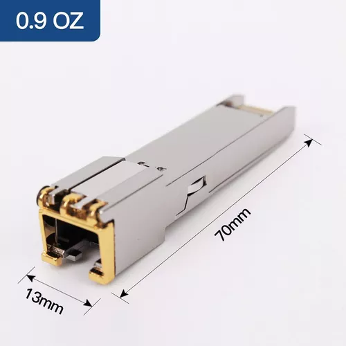 Transceiver Sfp A Rj45 1,25 Gigabit 100m Con Cable Utp 5 / 6