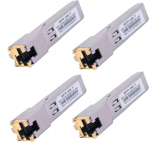 Transceiver Sfp A Rj45 1,25 Gigabit 100m Con Cable Utp 5 / 6