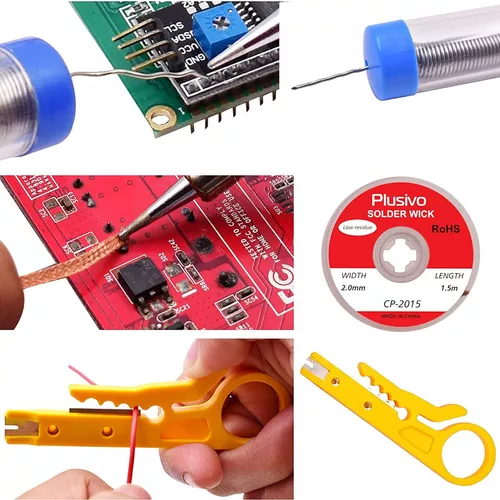 Cautin Soldador Con Full Accesorios Temperatura Variable Kit