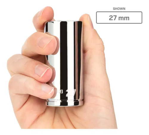 Dado 36mm X 1/2 Marca Tekton Acero Al Carbono 12 Puntas