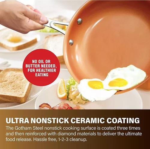 Juego De Ollas Cocina Ceramica Antiadherente Profesional X10
