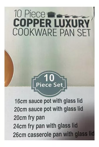 Juego De Ollas Cocina Ceramica Antiadherente Profesional X10