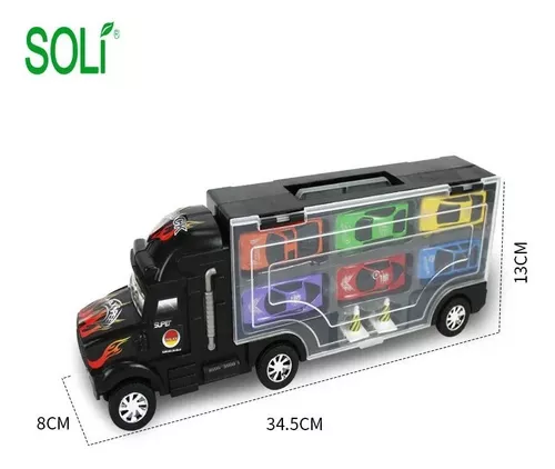 Juego De Carritos Con Camion