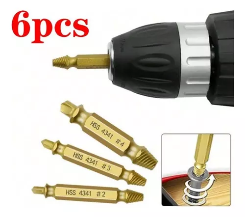Set De Extractor De Tornillos Dañados De 5 Piezas