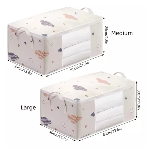 Bolsa De Almacenamiento De Ropa Plegable Con Asa