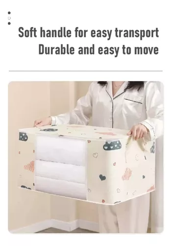 Bolsa De Almacenamiento De Ropa Plegable Con Asa