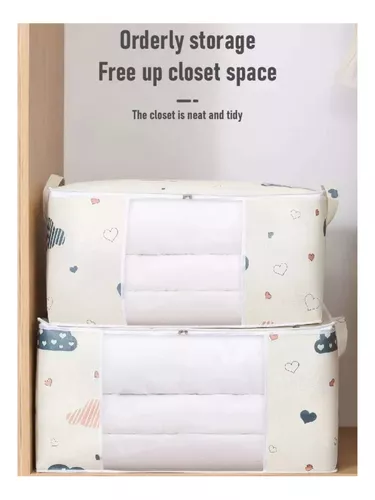 Bolsa De Almacenamiento De Ropa Plegable Con Asa