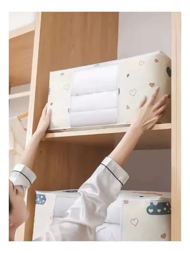 Bolsa De Almacenamiento De Ropa Plegable Con Asa