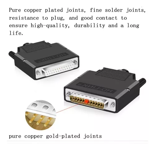 Conector Db25 Macho Sin Soldar