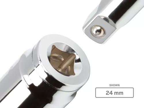 Dado 38mm X 1/2 Marca Tekton Acero Al Carbono 12 Puntas