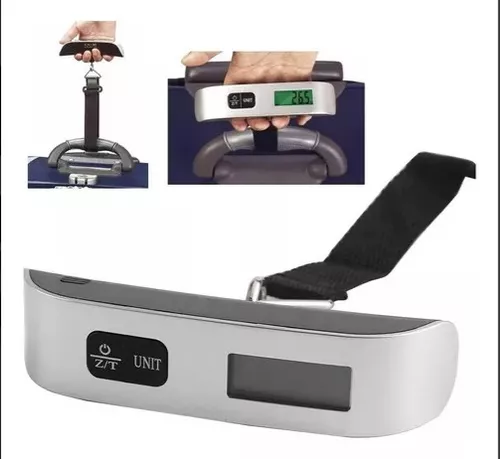 Balanza Digital De Viaje Equipaje 50 Kg Con Luz Maletas