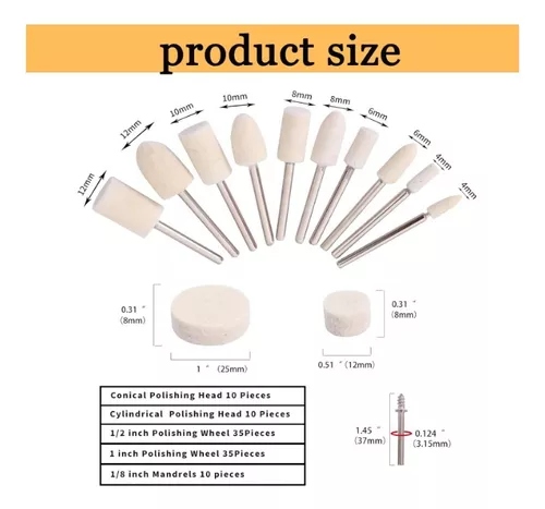 Dremel Kit Para Pulir Pulitura 100 Piezas