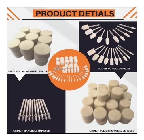 Dremel Kit Para Pulir Pulitura 100 Piezas