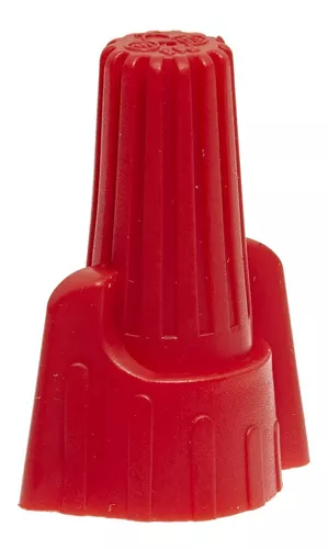 Conector De Empalme De Cables Tipo Capucha Enroscable Rojo