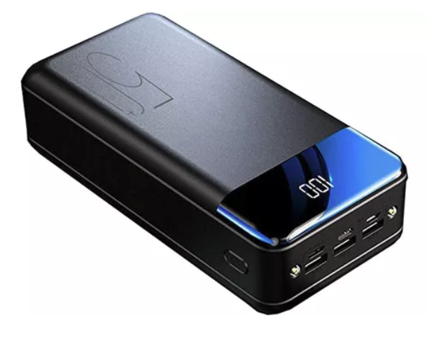 Power Bank 50.000mah + Linterna + 3 Puertos Ultra Rapida