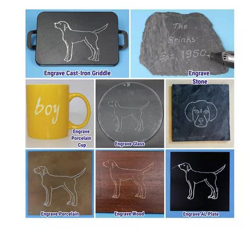 Brocas Dremel Grabar Piedra Marmol Porcelana Madera Cuero Et