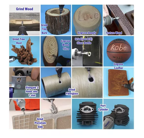 Brocas Dremel Grabar Piedra Marmol Porcelana Madera Cuero Et