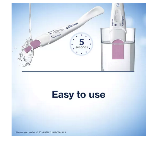 Prueba De Embarazo Clear Blue Original Precisa