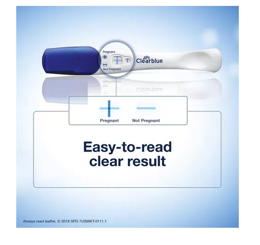 Prueba De Embarazo Clear Blue Original Precisa