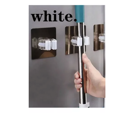 Soporte Multifuncional Para Escoba Cepillos Haragan Set De 4