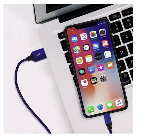 Cable Cargador Trenzado Para iPhone 14 13 Lightning 3 Metros
